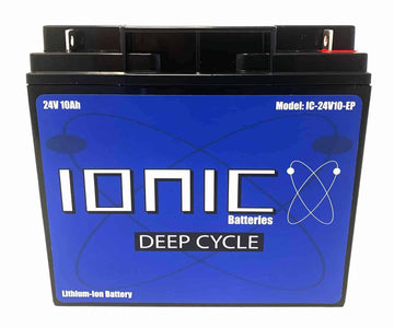 Ionic Lithium 24V | LiFePO4 Deep Cycle Battery + Bluetooth