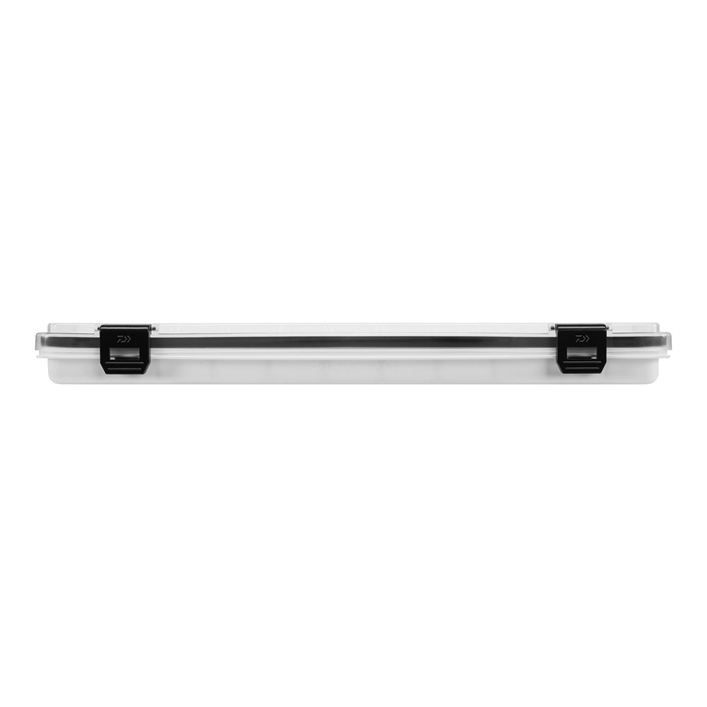 Side view for depth comparison of the Daiwa D-Box Feeder Case - 3700 Large - Shallow 