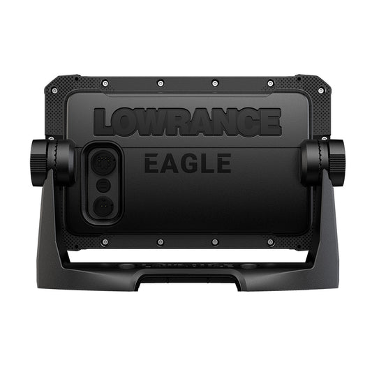 Rearview image of the Lowrance Eagle 7 fish finder.