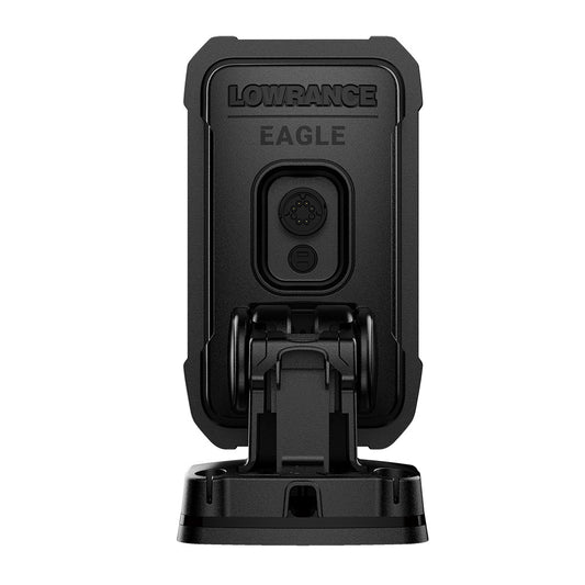 Rear view image of the Lowrance eagle 4x chartplotter.