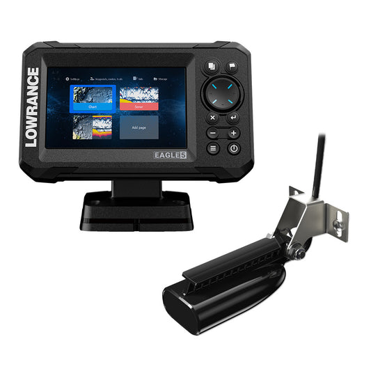 Image of Lowrance Eagle 5 Combo  and SplitShot Transducer.