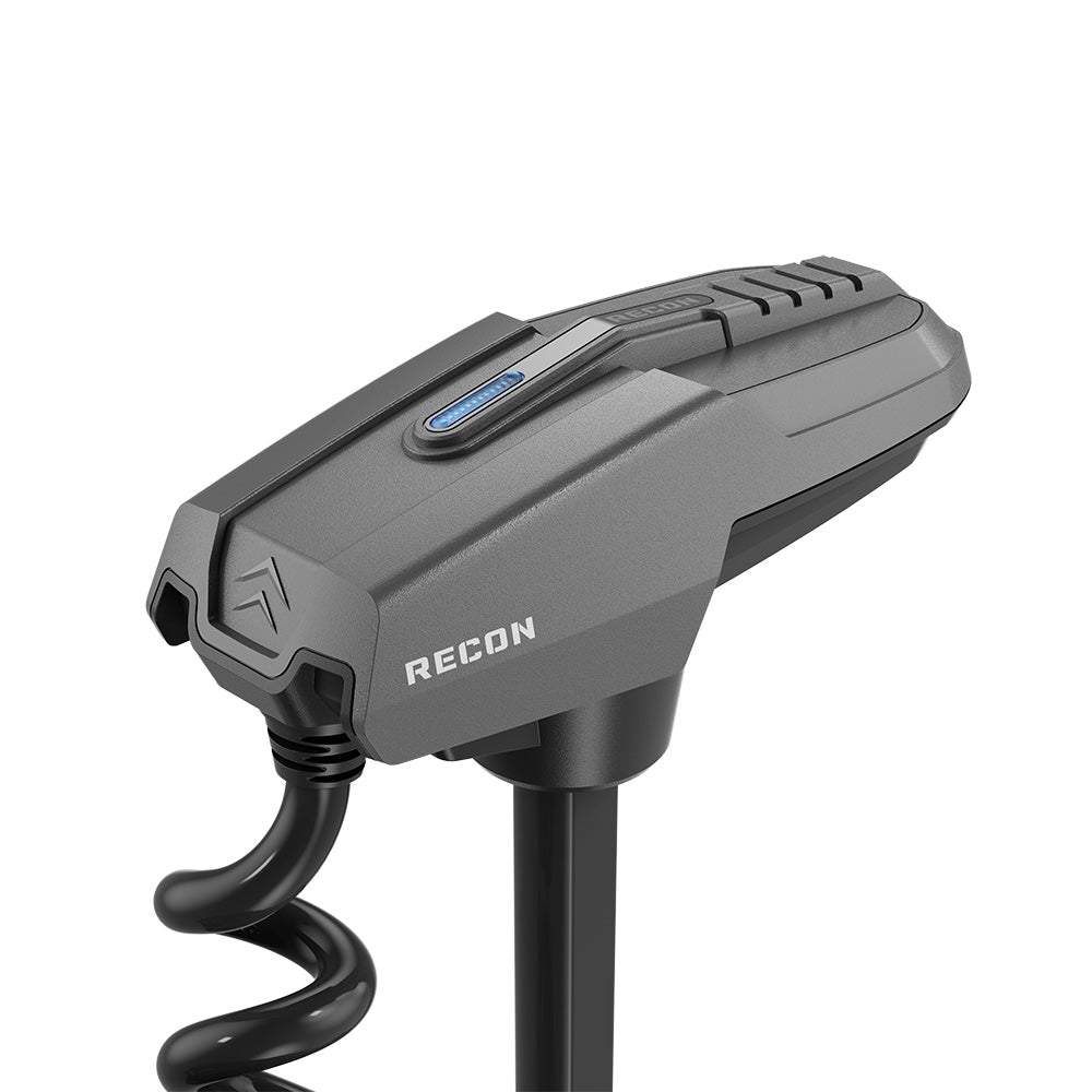 Image of the direction indicator light installed on the Lowrance Recon FW 72" Trolling Motor head.