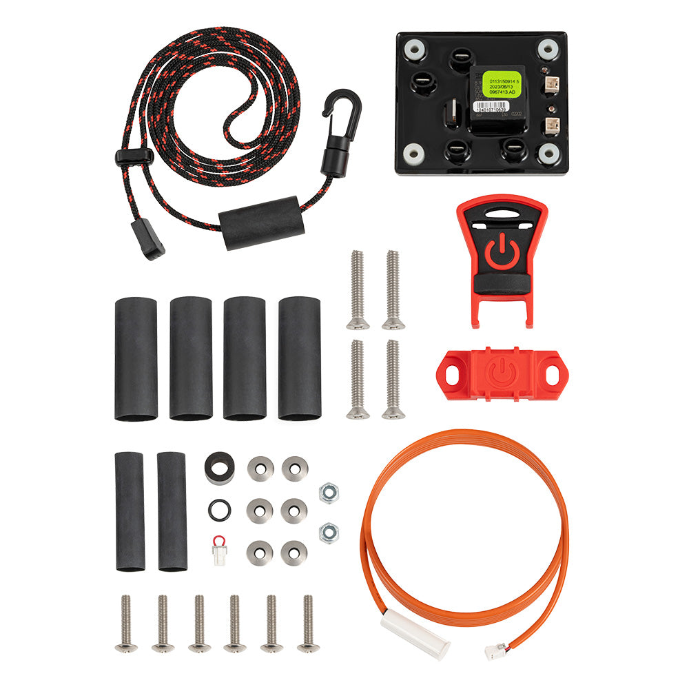 Included accessories for the Kayak Terrova 55 Trolling Motor.