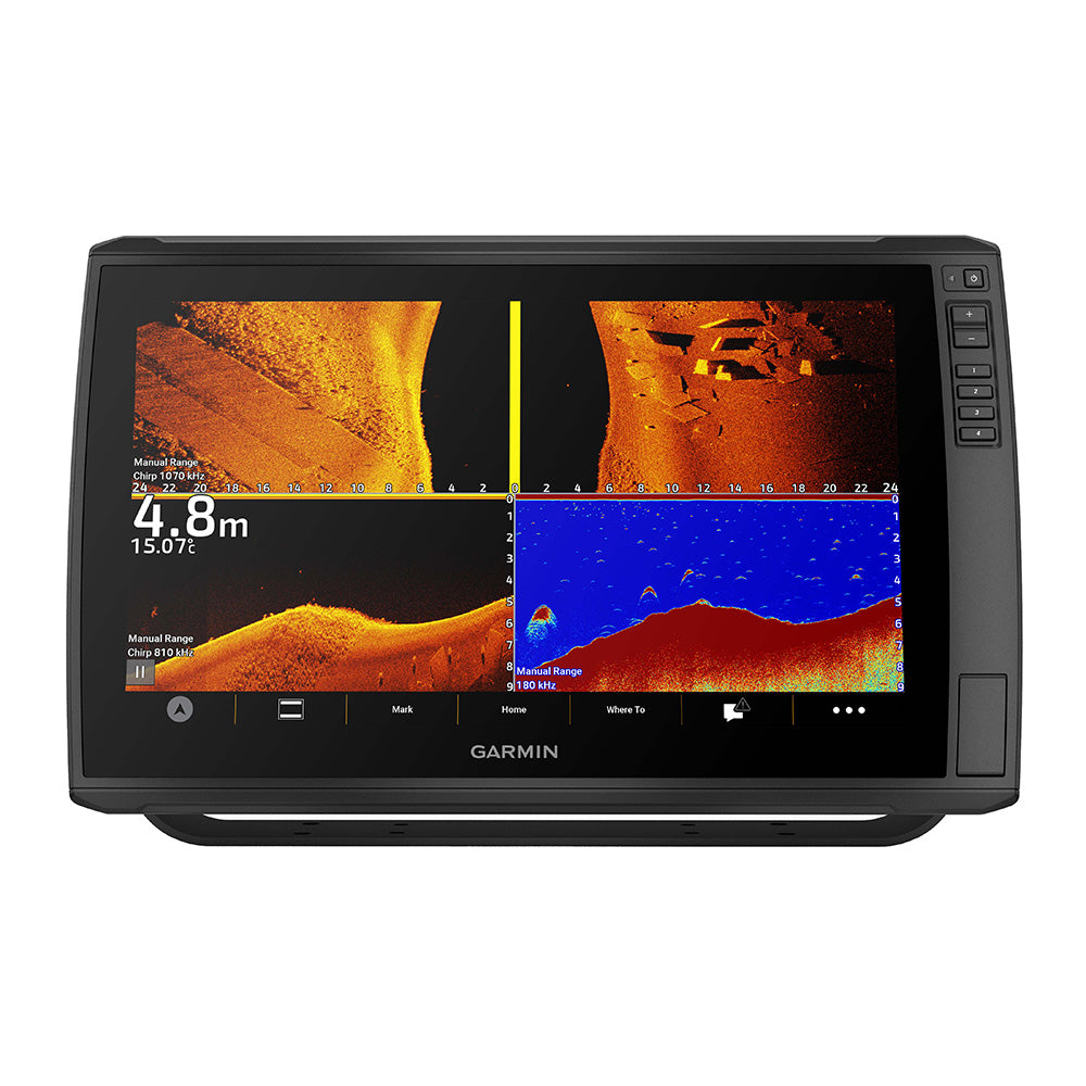 Garmin 162sv fishfinder with dual display on a white background