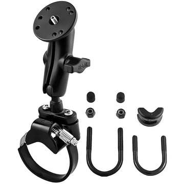 RAM Mount U-Bolt ATV/UTV Strap w/Double Socket Arm and 1/4 -20 Mounting Bolt Base [RAM-B-149Z-2-202A]