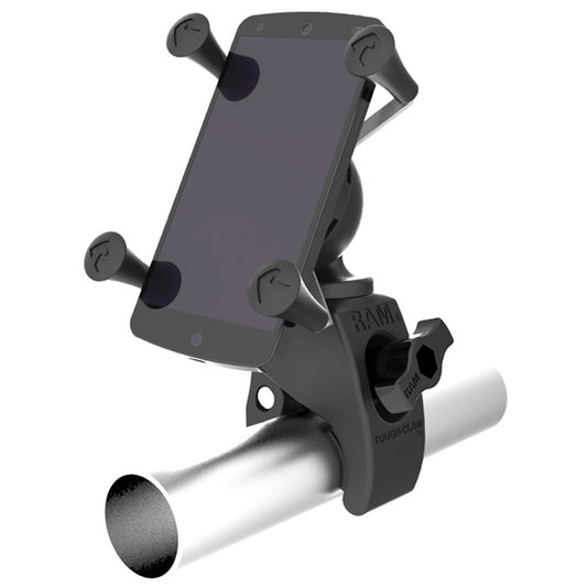 RAM Mount Tough-Claw Mount w/Universal X-Grip Phone Holder [RAM-HOL-UN7-400U]
