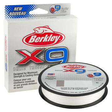 Berkley x9 Braid Crystal - 10lb - 164 yds - X9BFS10-CY [1486884]