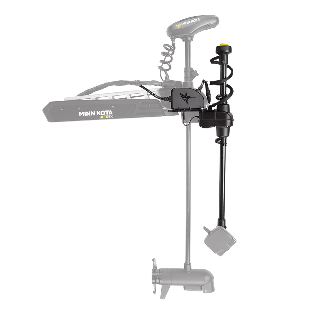 Humminbird MEGA Live TargetLock Adapter Kit - Ultrex 45"- 52" - MEGA Live Transducer  attached to an Ultrex trolling motor.