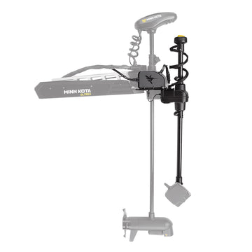 Humminbird MEGA Live TargetLock Adapter Kit - Ultrex 45"- 52" - MEGA Live Transducer  attached to an Ultrex trolling motor.