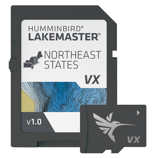 Humminbird LakeMaster VX -Lake Maps for  Northeast States  Part #601007-1