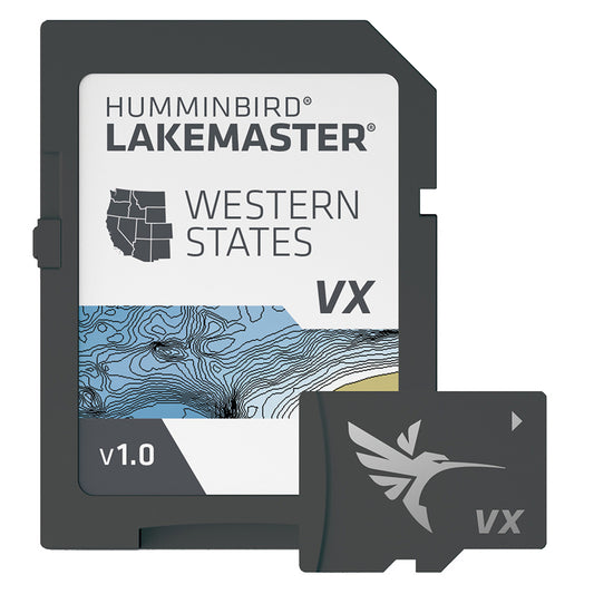 Humminbird LakeMaster VX - Lake Maps for Western States  Part #601009-1.