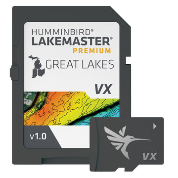 Humminbird LakeMaster VX Premium - Lake Maps for Great Lakes  Part #602002-1.