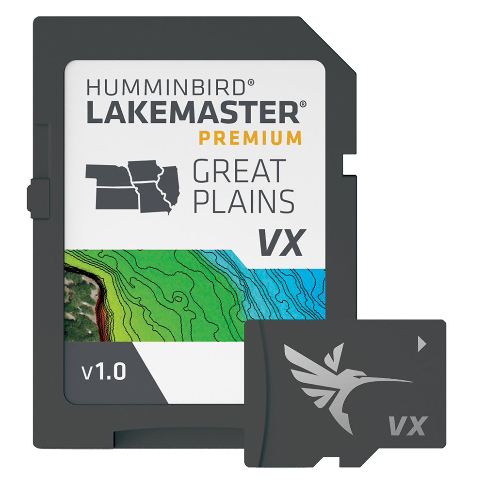 Humminbird LakeMaster VX Premium - Lake Maps for Great Plains  Part #602003-1.