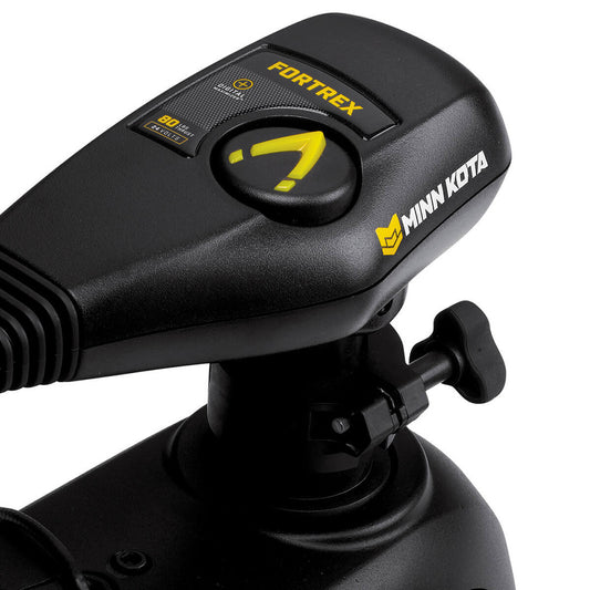 Showing the direction arrow on the head of the Fortrex 112 Trolling Motor 