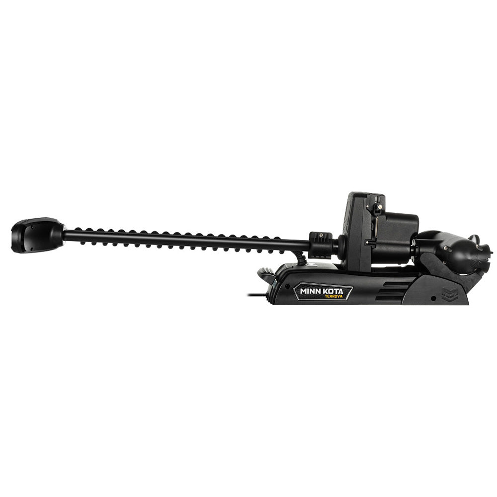Minn Kota Terrova QUEST 90/115 Trolling Motor w/Wireless Remote - Dual Spectrum CHIRP - 24/36V - 90/115LBS - 60" shown in the stowed position.