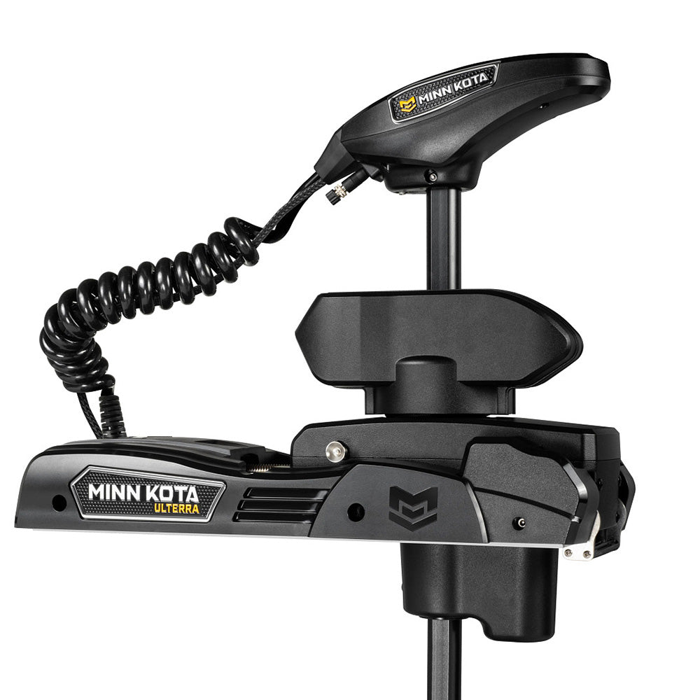 Image of the newly designed head on the Minn Kota Ulterra QUEST 90/115  w/Wireless Remote - Dual Spectrum CHIRP trolling motor.