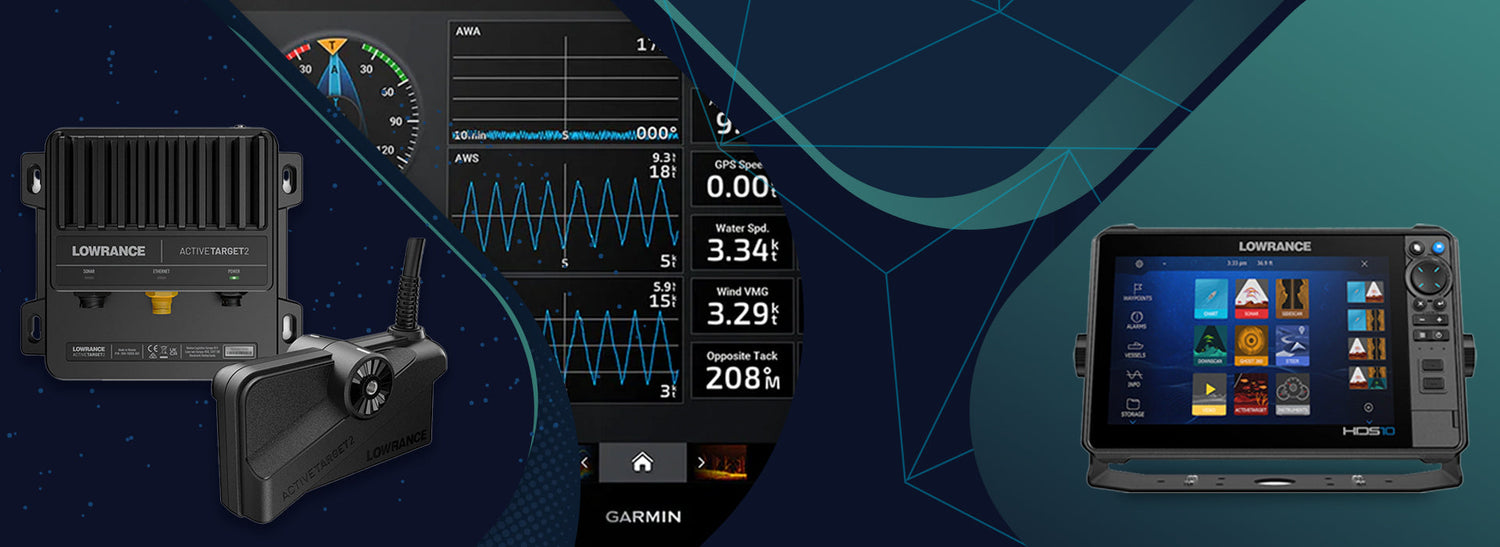 Lowrance header banner for desktop.